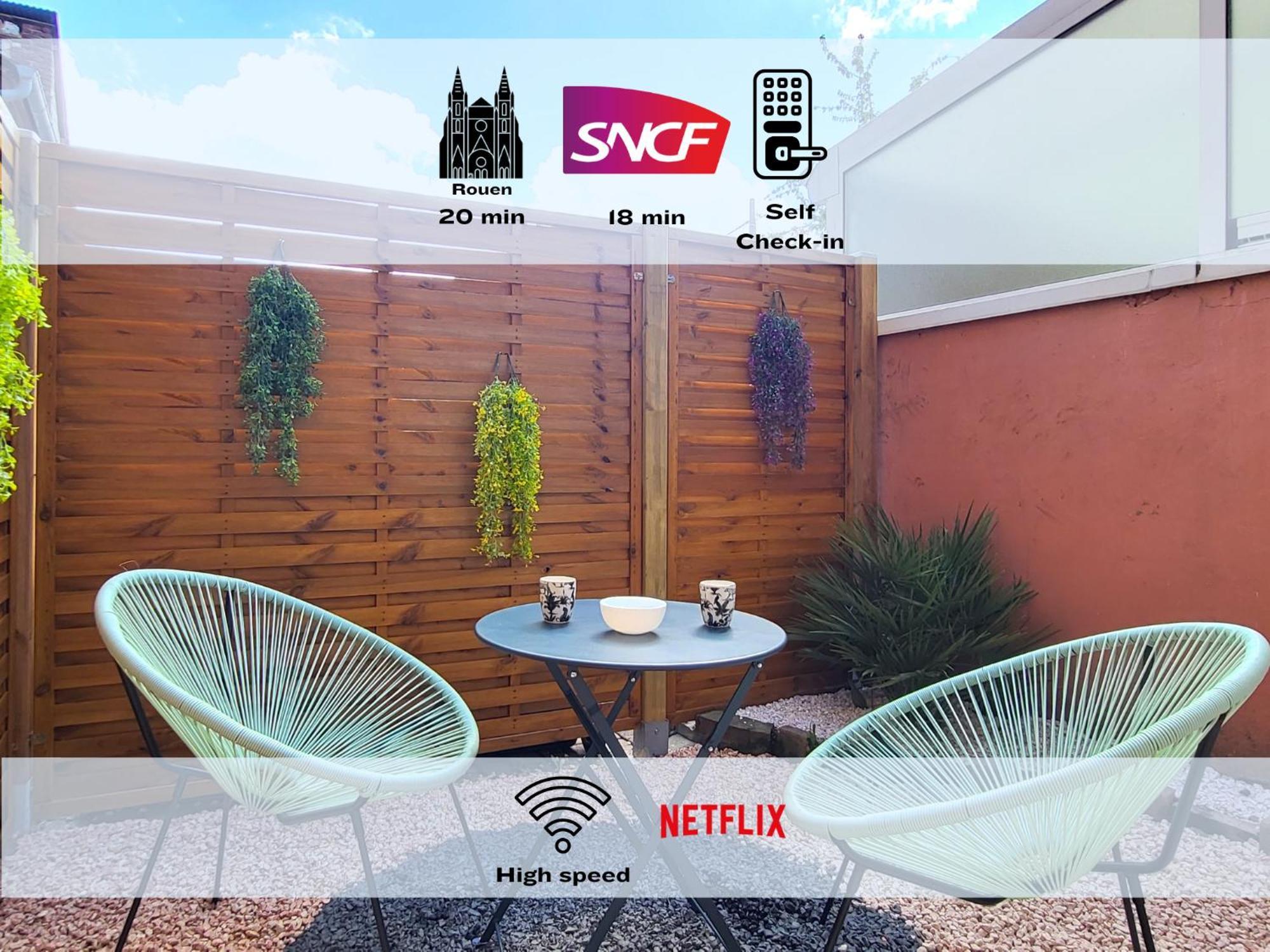 Oxygen - Lumineux Deux-Pieces A 20Min De Rouen Apartman Caudebec-les-Elbeuf Kültér fotó